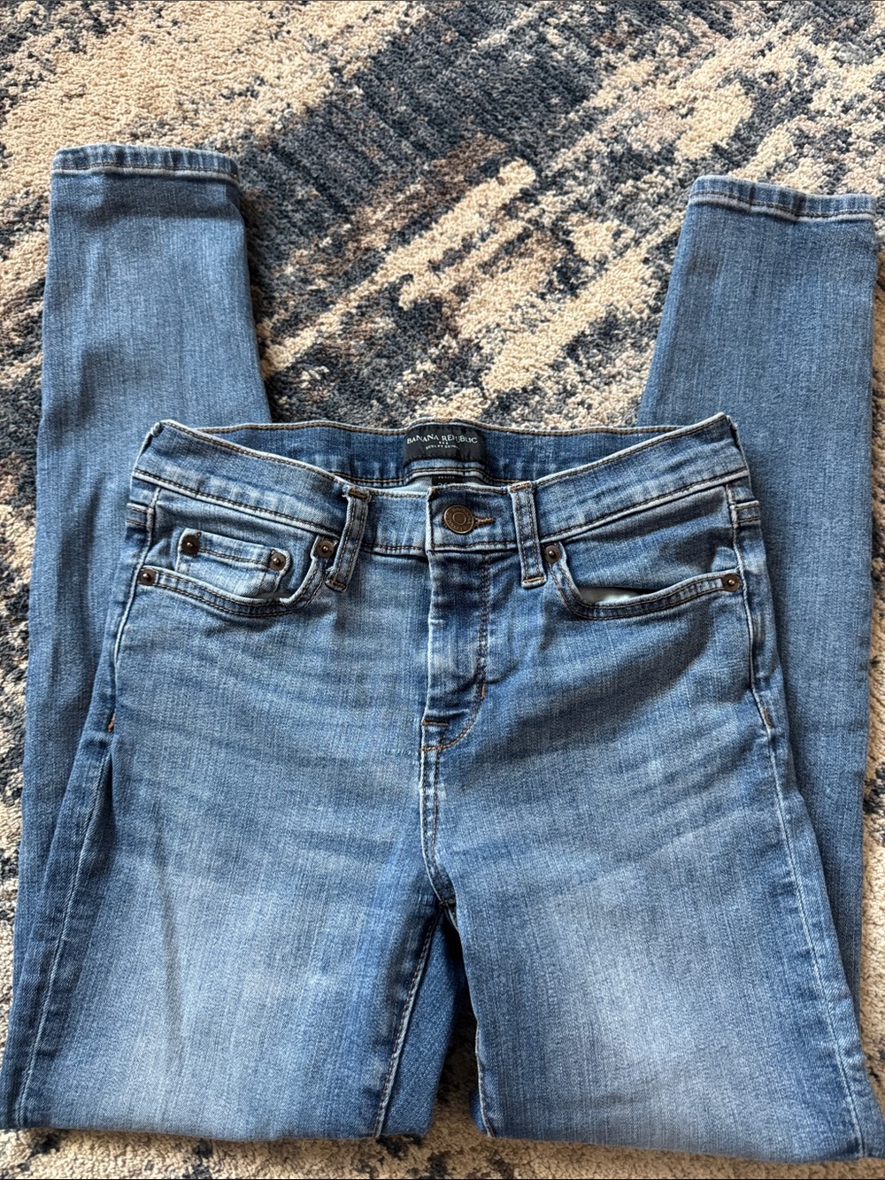 Banana Republic Sculpt Light Blue Skinny Jeans